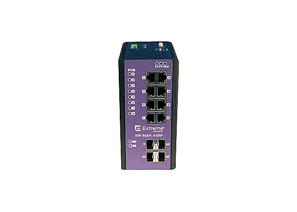 Extreme Networks ExtremeSwitching Industrial Ethernet Switches ISW 8GBP,4-S